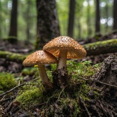 Fototapeta premium mushroom in the forest