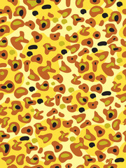 seamless animalistic pattern