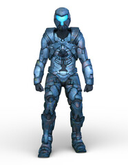 サイバーマン　3DCGレンダリング