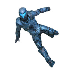 サイバーマン　3DCGレンダリング