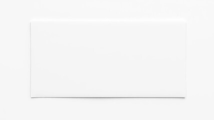 Fototapeta premium Envelope die cut mock up template with realistic paper texture and clean design, design, mockup