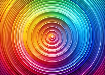 Fototapeta premium Abstract Radial Background of Concentric Ripple Circles Creating a Dynamic Visual Effect with Ample Copy Space for Textual Content in a Modern Design