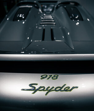 Stuttgart, Germany: 918 Spyder sports logo