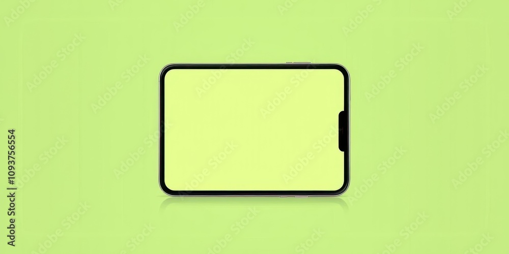 Wall mural a sleek and modern smart phone mockup design with an editable background suitable for showcasing app