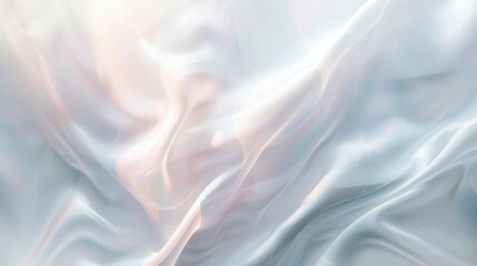 Obraz premium Soft pastel waves on a dark canvas, Central white space framing the text