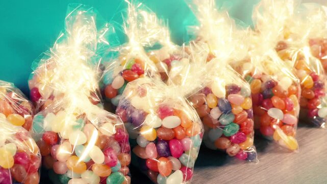 Packs Of Candy Beans For Kid's Party