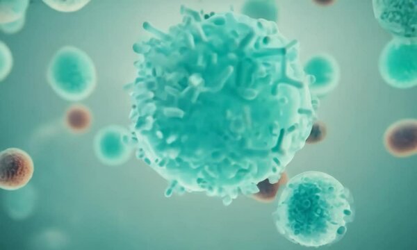 White Blood Cells Battling Infections