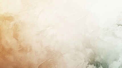 Fototapeta premium A textured background with a paper-like finish in neutral tones, complemented by abstract brushstrokes in muted colors for an artistic appeal.
