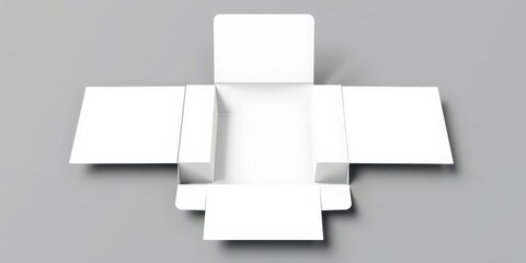 Slide box die cut mock up template vector design perfect for showcasing packaging designs, graphics, artwork, design