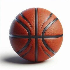 Fototapeta premium basketball ball isolated on white