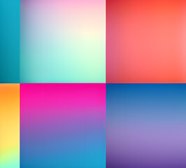 Fototapeta premium Wave of mixed beautiful gradient colors. smooth transitions. composition and leaking light exposure. Rainbow background. Modern design template. High quality 8k. generative ai