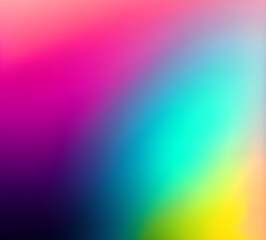 Obraz premium Wave of mixed beautiful gradient colors. smooth transitions. composition and leaking light exposure. Rainbow background. Modern design template. High quality 8k. generative ai