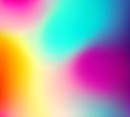 Obraz premium Wave of mixed beautiful gradient colors. smooth transitions. composition and leaking light exposure. Rainbow background. Modern design template. High quality 8k. generative ai