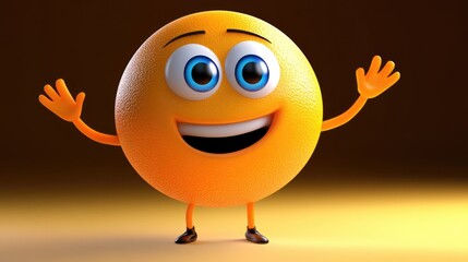 Obraz premium A lively assortment of colorful emojis showcases a range of emotions like joy, surprise, and thoughtfulness. These fun designs add energy to social media and festive greetings