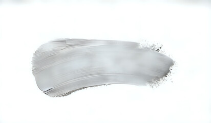 White lipstick cosmetics beauty concept illustration on neutral background