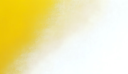 Yellow and white grainy noised empty space gradient background
