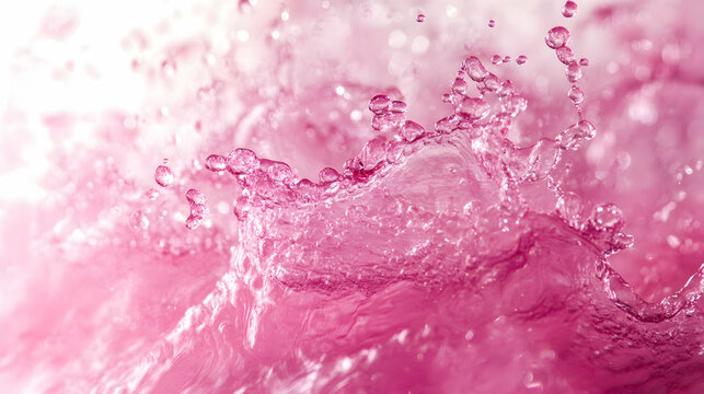 A pink hue on water generated by photographing it then digitally altered to form a pink toned copy space image.high quality image
