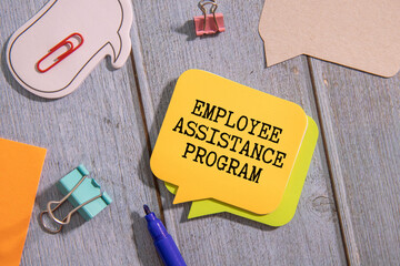 Employee Assistance Program text on paper