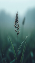 green grass in the morning