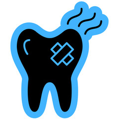 Toothache and Tooth Infection Icon