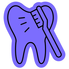 Toothache and Tooth Infection Icon