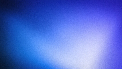 A vibrant abstract gradient featuring rich blue and purple hues transitioning into soft white. Enhanced by a grainy texture, perfect for 4K wallpapers and designs