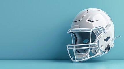 Fototapeta premium Dynamic Football Player Ready for Action