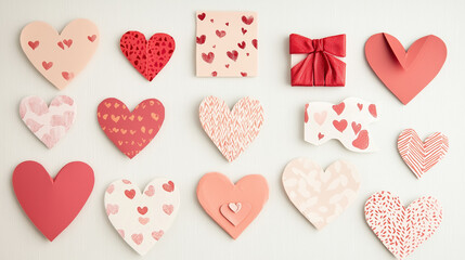 Fototapeta premium red hearts 