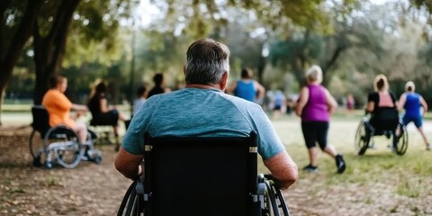Inclusive Community Exercise in a Beautiful Park Setting to Foster Connection and Togetherness