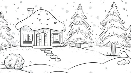 Whimsical Mushroom-Shaped House Ornament on a Christmas Tree