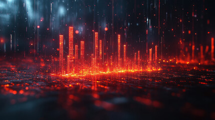 Fototapeta premium Background of graphs