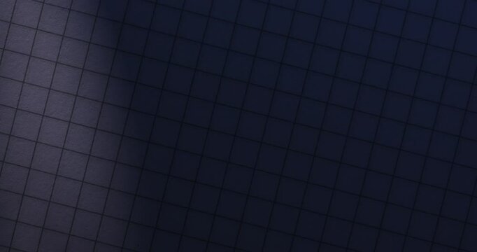 Notebook grid sheet with light and shadow play