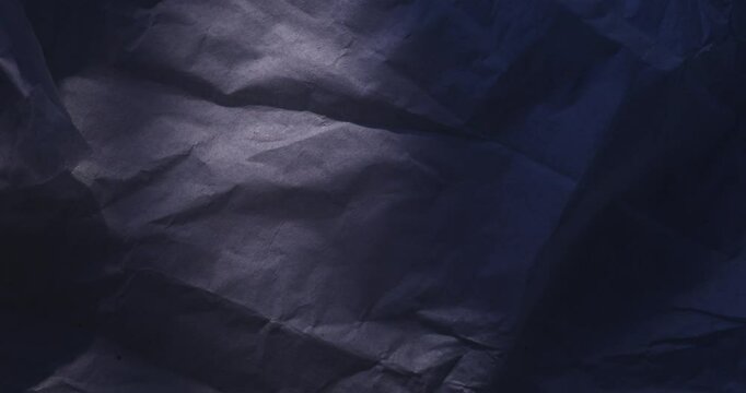 Wrinkled paper texture with light and shadow