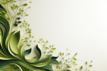 Natural concept, environment and organic products. Green, copy space,.     