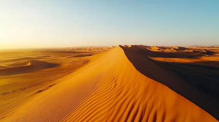 Blazing desert landscape under maximum sunlight, shadows sharp and textures vividly emphasized, desert sunlight, extreme natural power
