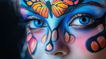 Face painting festival brings joyful smiles to families in the park a colorful community celebration