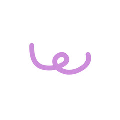 abstract doodle line elements