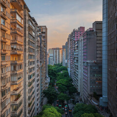 Fotos aéreas do centro de São Paulo - SP / Brasil