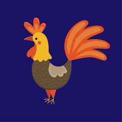 Chicken vector design icon symbol