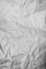 Large Texture background of crumpled paper, white paper, battered paper, white background for graphic design, social media posts or other tools.