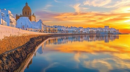 The beautiful city of Chiclana de la Frontera, Cadiz
