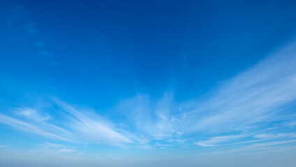 Peaceful and serene sky with clouds background