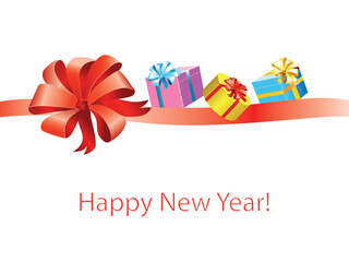 gift box with ribbon