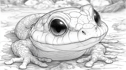 Obraz premium 蛇のような未確認生物（UMA）