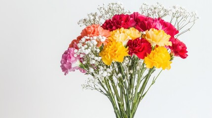 Obraz premium Colorful Carnations Bouquet Arrangement