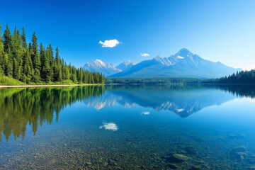 Idyllic Mountain Landscape