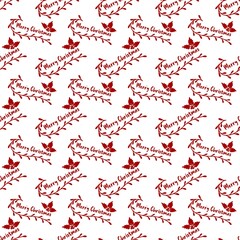 Wrap your holidays in festive cheer with this merry Christmas pattern – perfect for adding seasonal sparkle to any project!