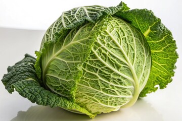 Fototapeta premium Cabbage Icon Illustration for Fresh Produce Marketing and Healthy Eating Concepts