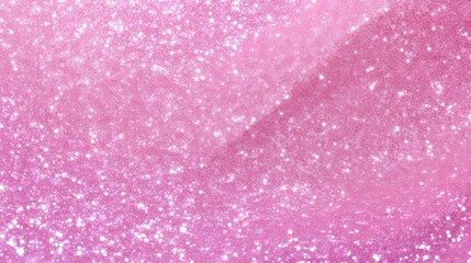 Sparkling Pink Glittery Background with a Light and Soft Texture Perfect for Festive and Creative Projects