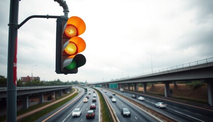 Traffic Light on a Highway